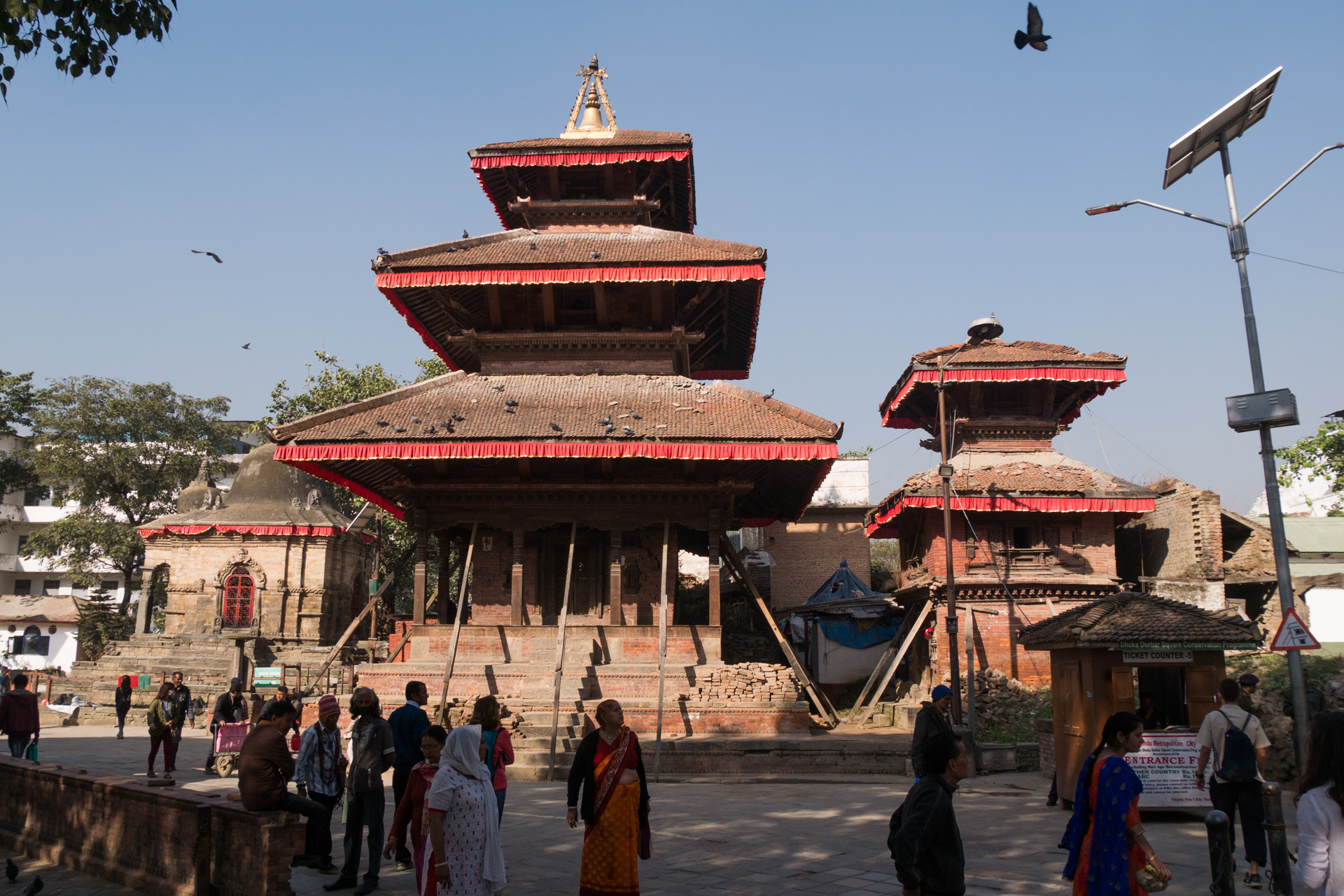 Temples vers l'ancien palais royal - La vallée de Kathmandu