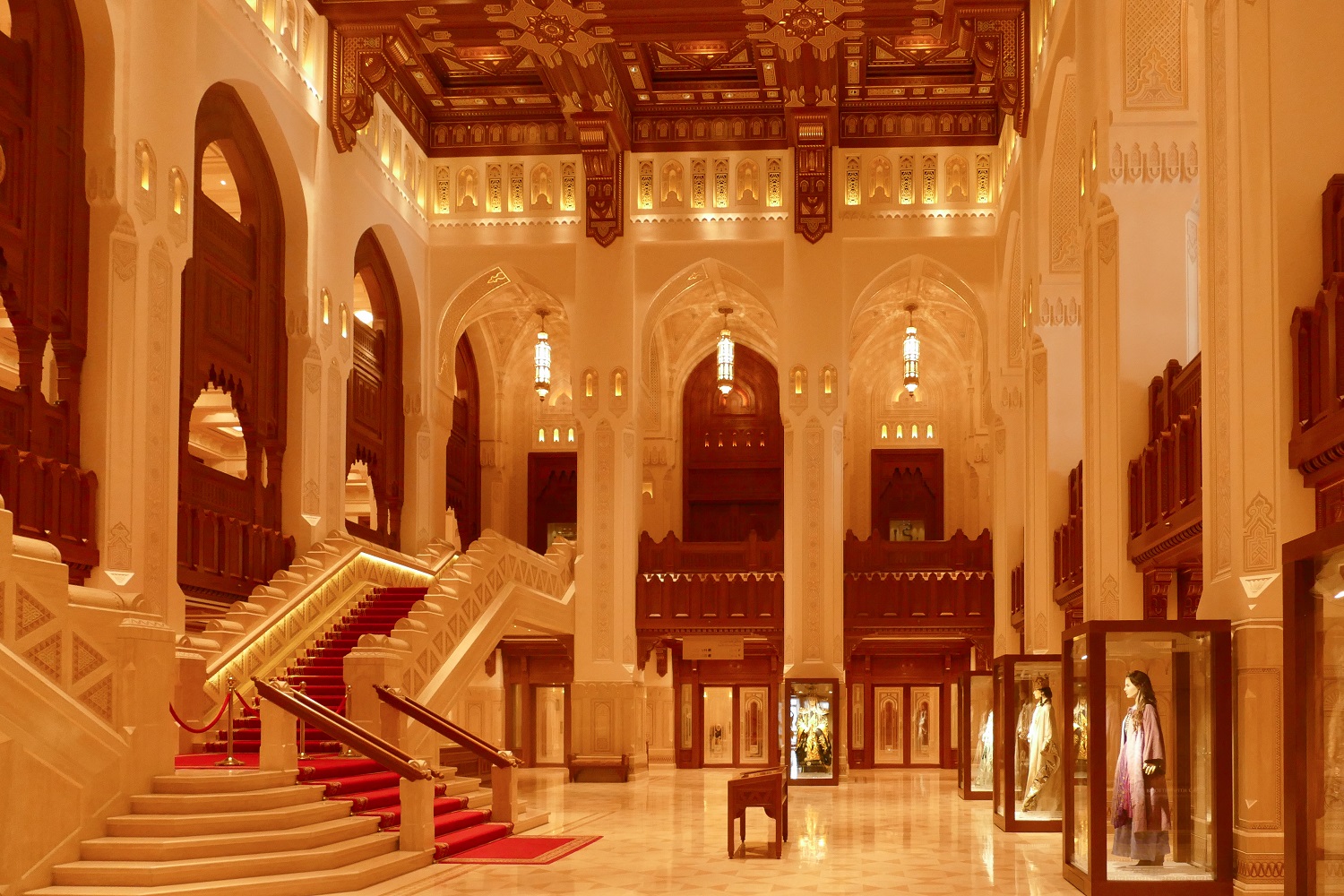 Grand escalier Royal Opera House Mascate