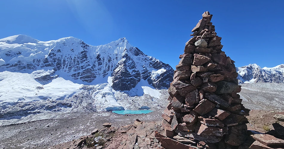 Une des lagunes lors du trek de l'Ausangate