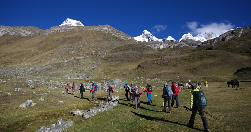 Entre les alpages de Huayhuash et la lagune Viconga - Pérou