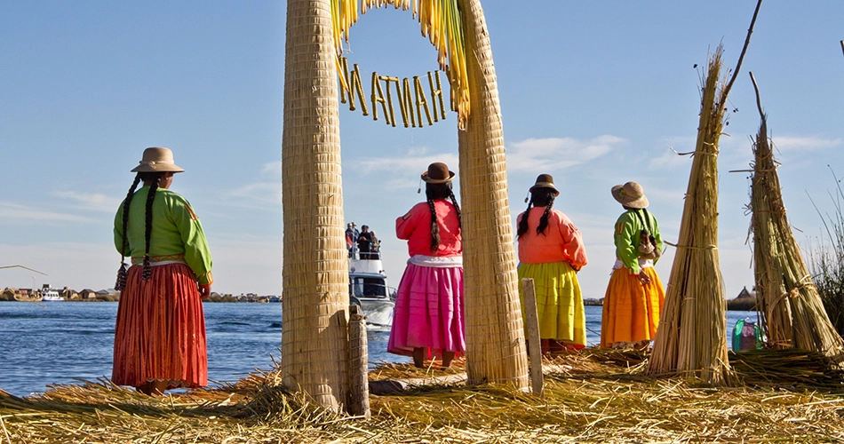 Sur les îles uros