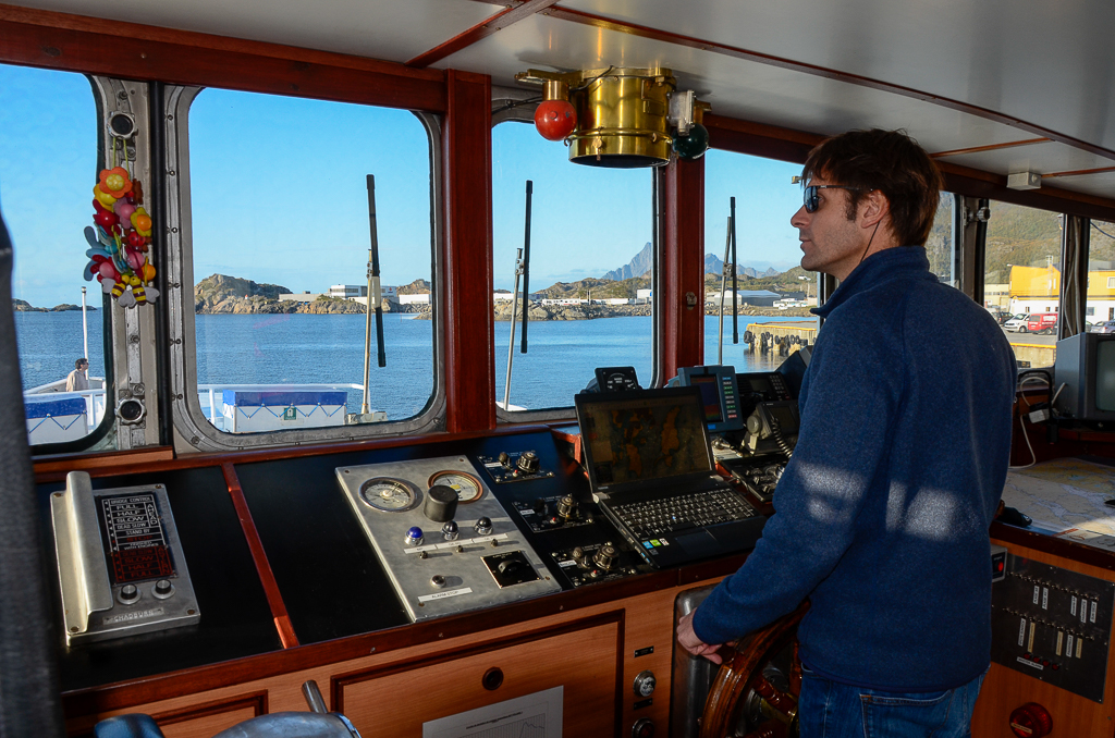 navigation vers le Nord des Lofoten