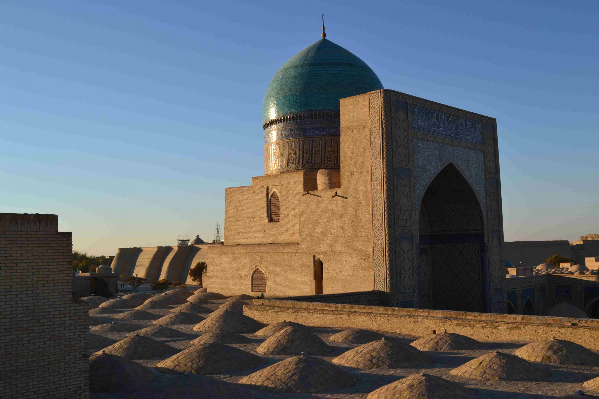 Coucher de soleil sur Boukhara Ouzbékistan