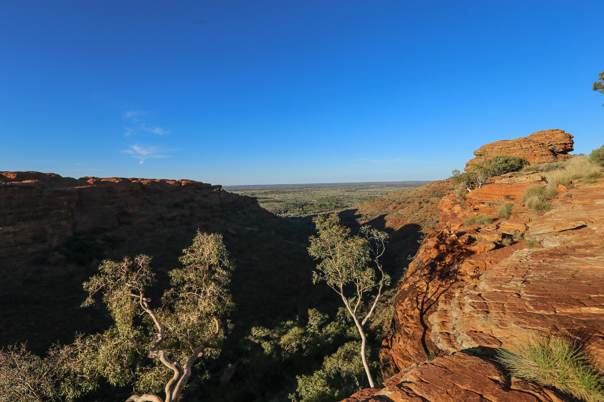 Arrivée sur le plateau sommital - De Kings Canyon à Ayers Rock