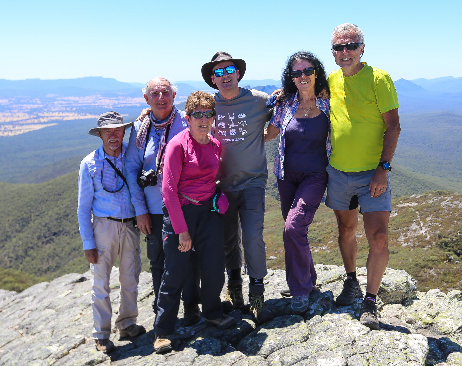 Voyageurs français rando Mt Abrupt Grampians