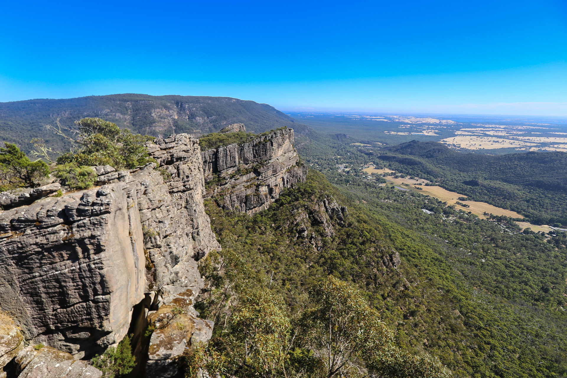 Depuis le sommet des Pinnacles - Grampians National Park (Halls Gap)