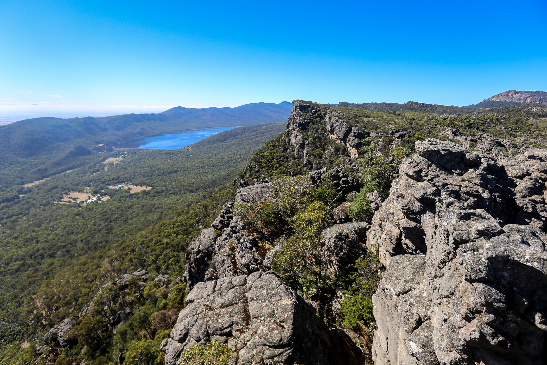 Depuis le sommet des Pinnacles - Grampians National Park (Halls Gap)