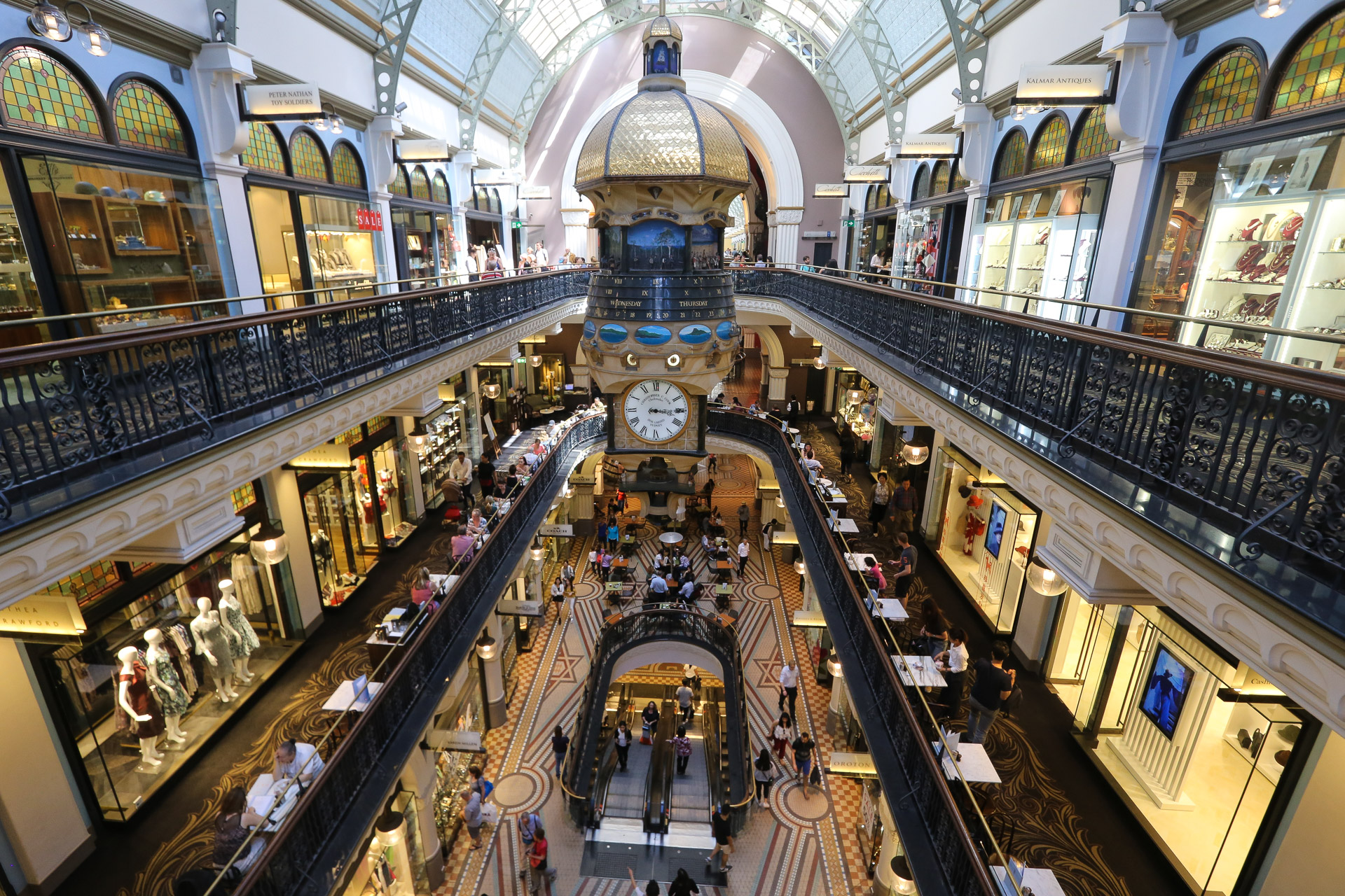 queen victoria building intérieur