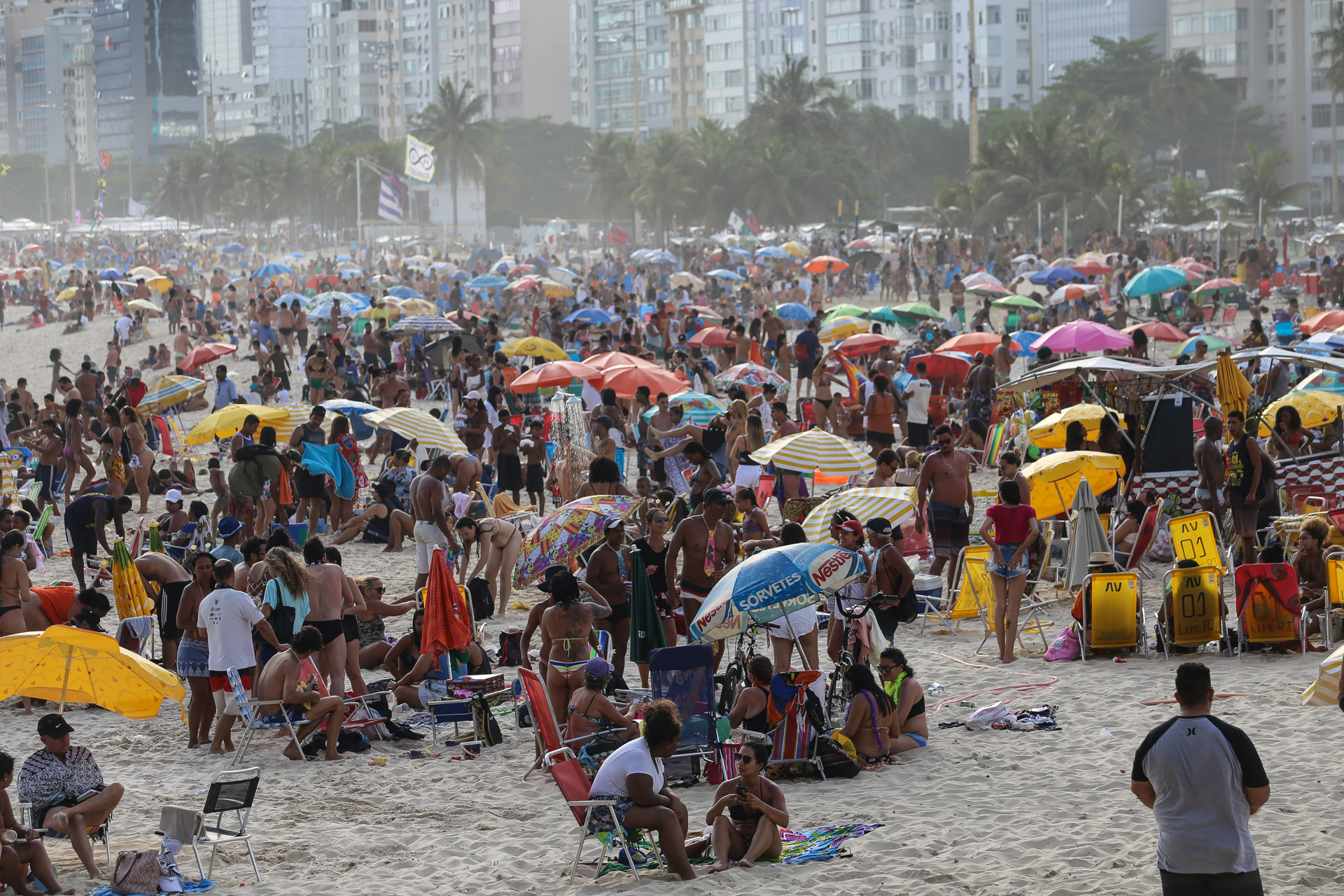 La plage en 2018…