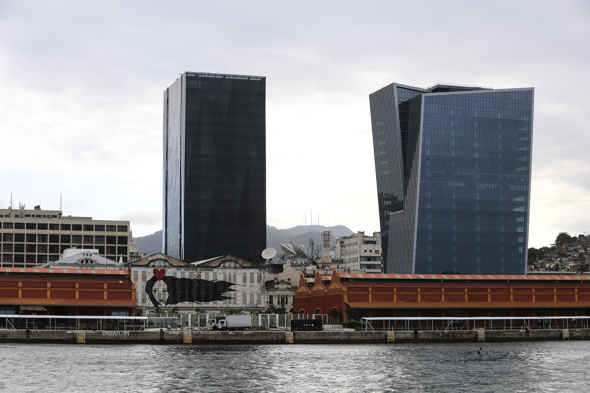 Les quais de débarquement des paquebots. Environ 300 navires chargés de passagers font escale à Rio entre mi-novembre et fin mars