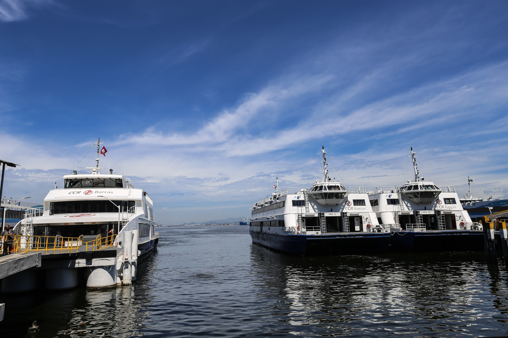 Arrivée sur le quai de Niteroi