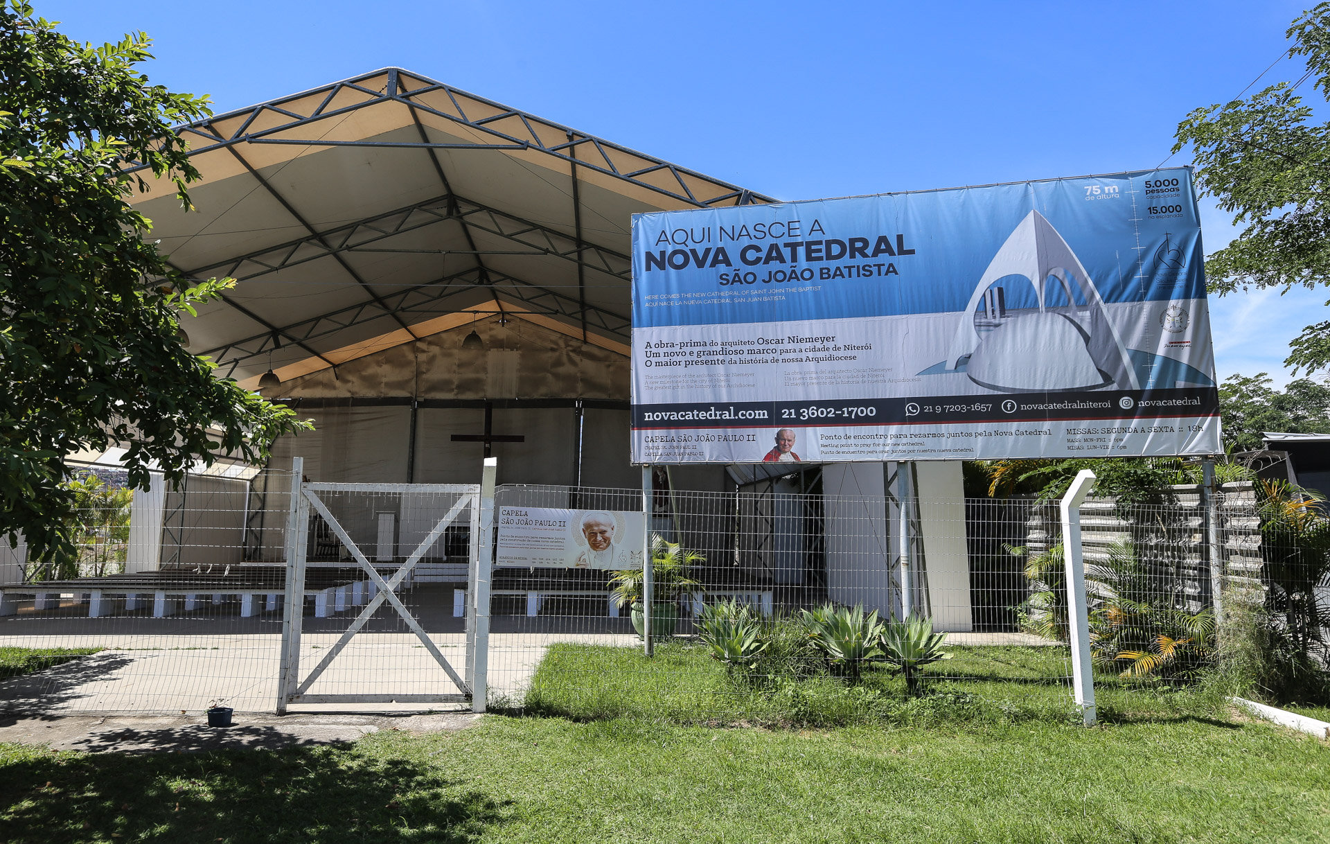 Une œuvre posthume de Niemeyer va bientôt voir le jour : la cathédrale Sao Jao