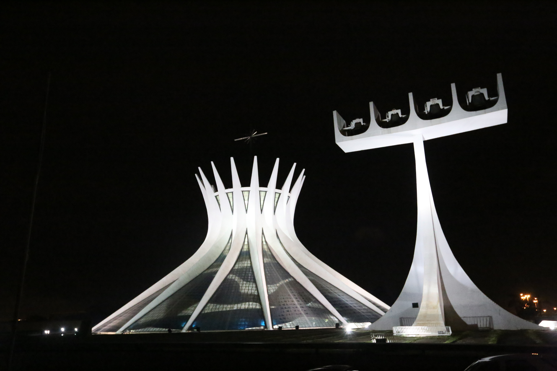 La cathédrale Nossa Senhora Aparecida Brasilia