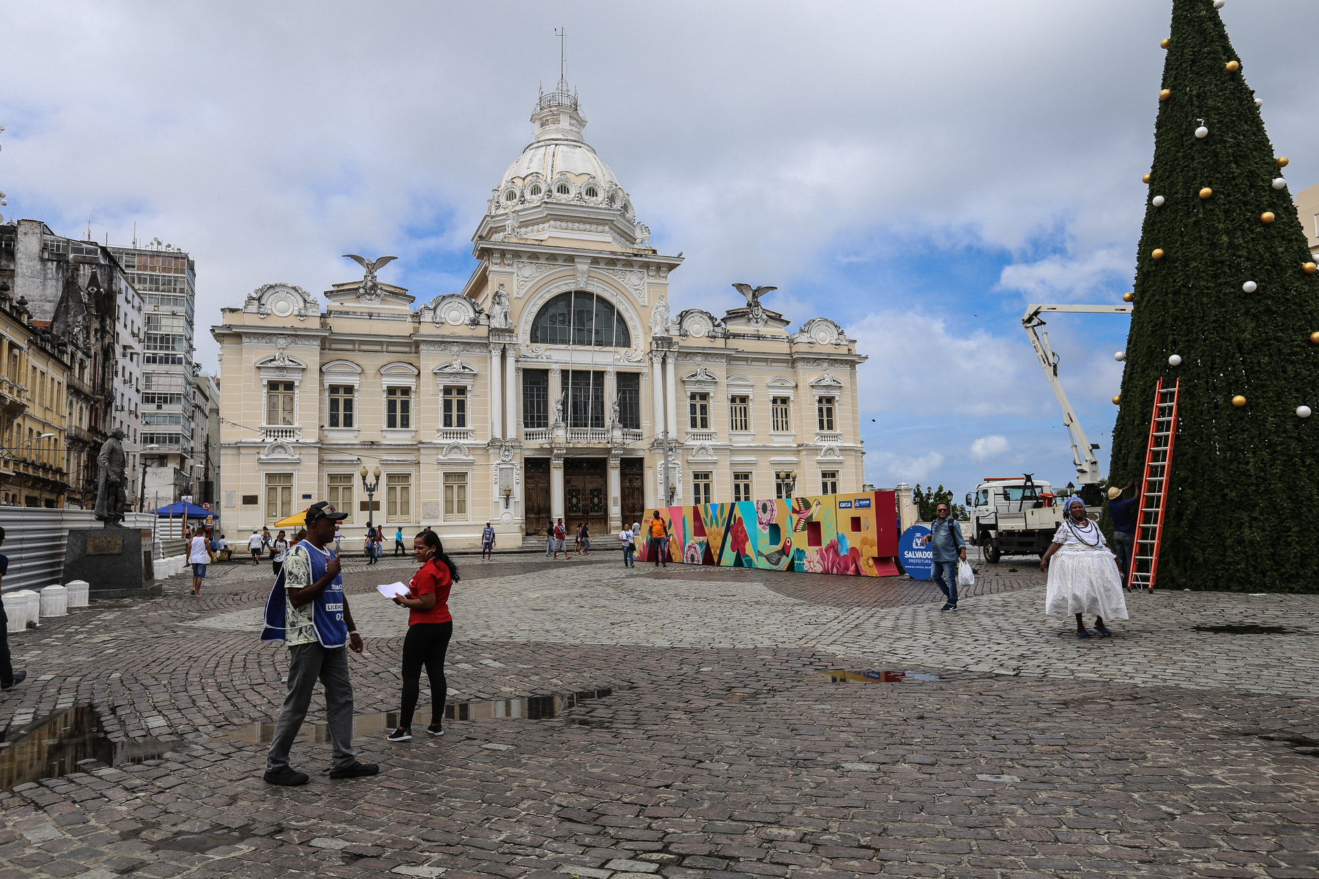 Palacio Rio Branco sur la Praça Tomé de Souza