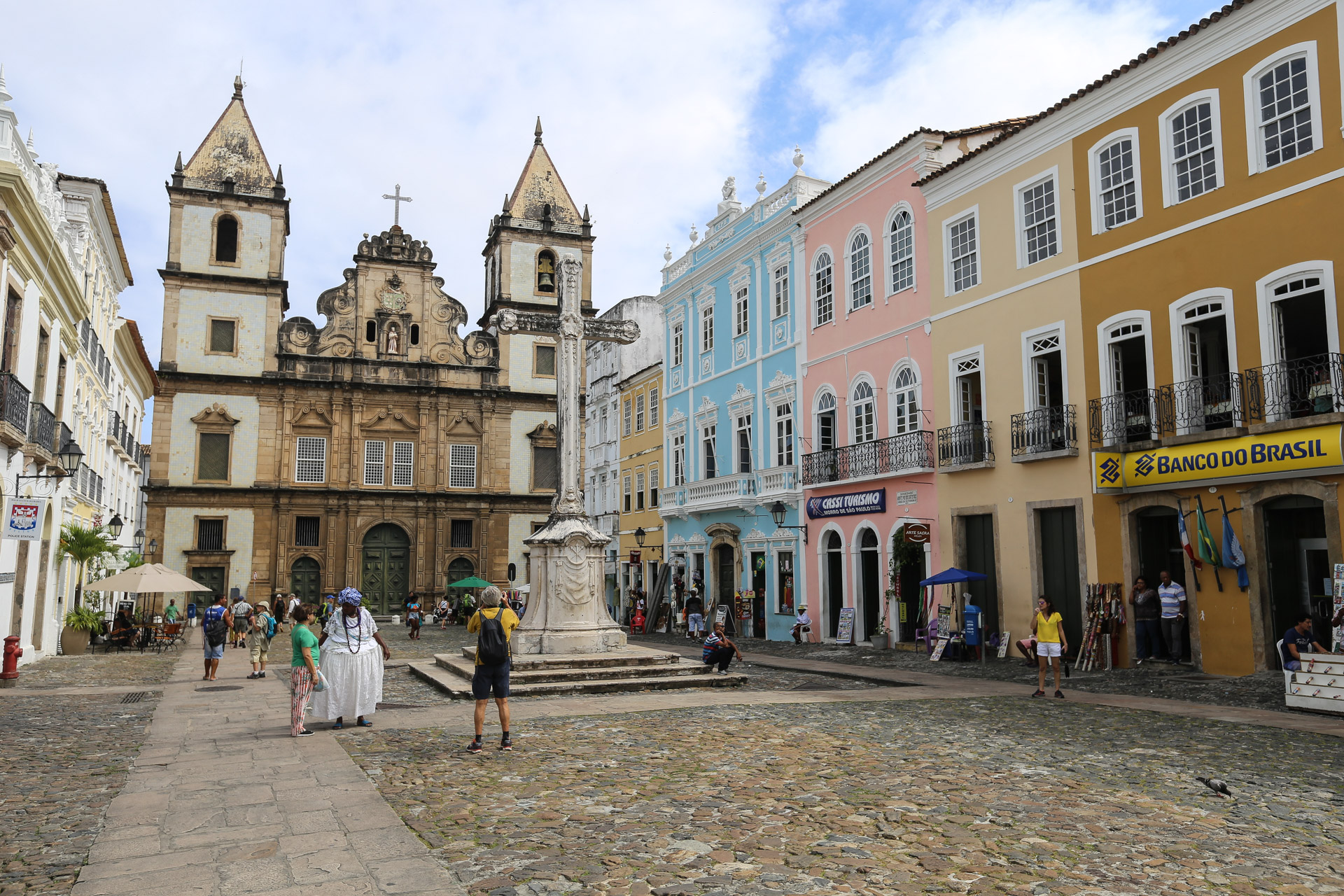 La façade de l’église São Francisco