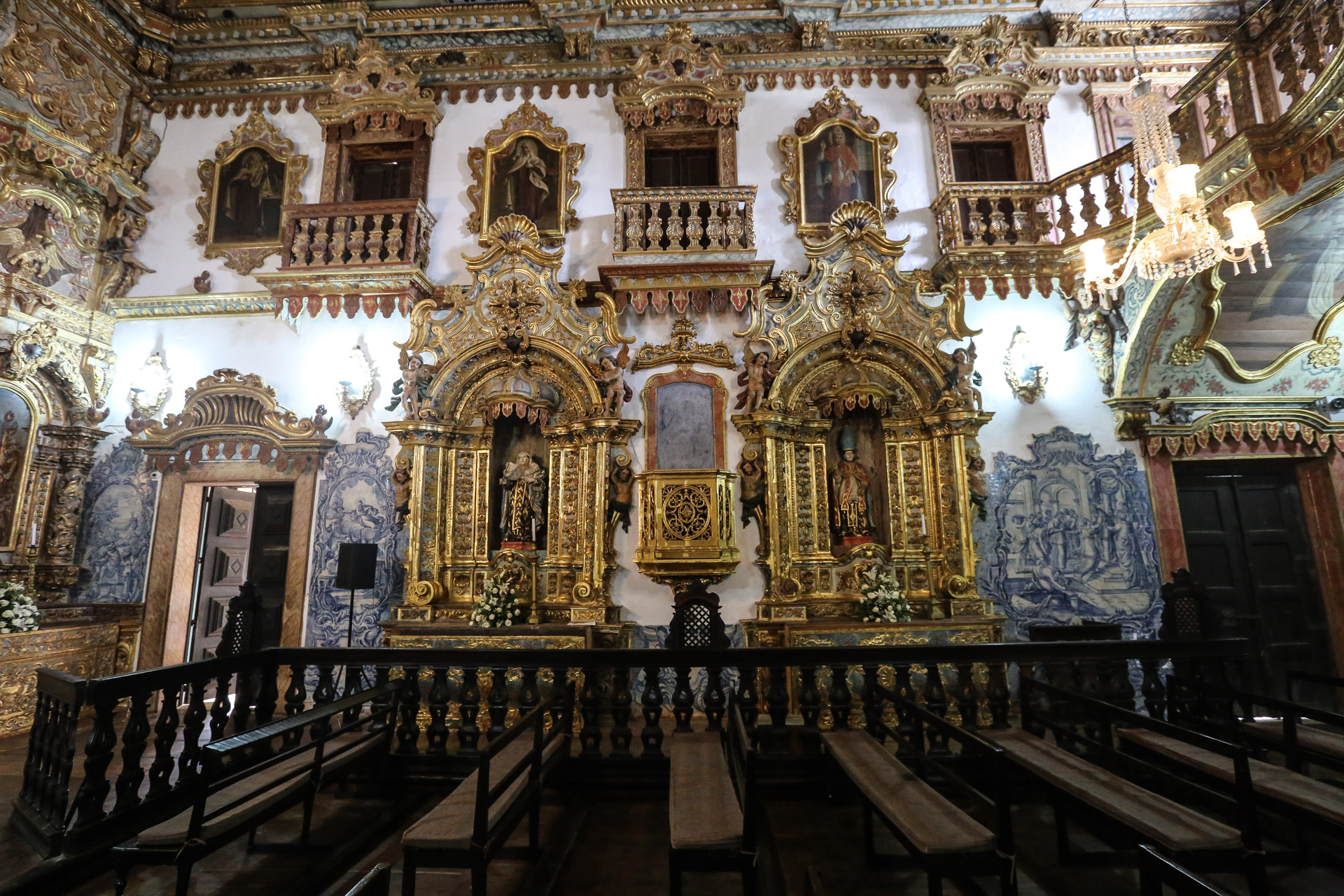 Flanc droit de l’église da Ordem Tercera do Carmo 