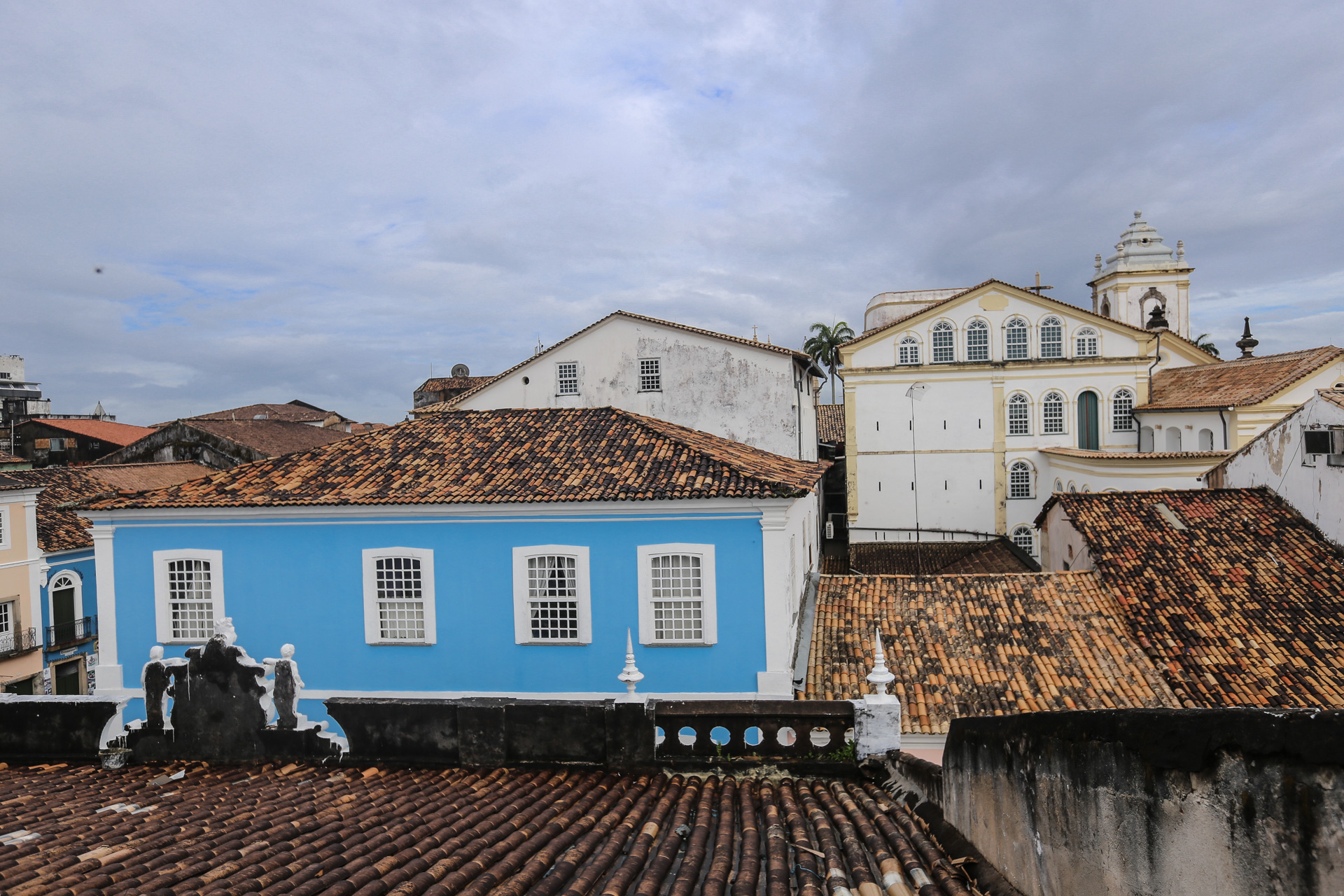 Uniformité des toitures du centre historique de Bahia