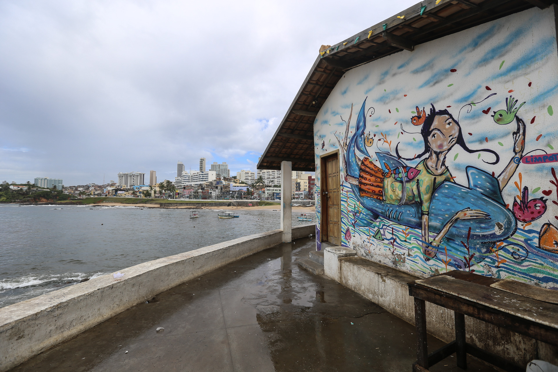 La chapelle dédiée à Yemanja dans le quartier de Rio Vermelho