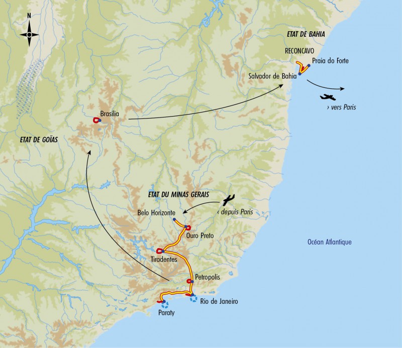 Itinéraire Trésor du Brésil voyage Tirawa