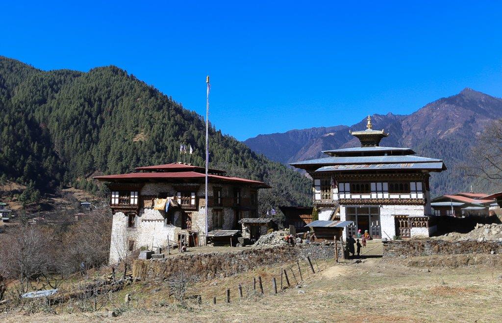 Vue d'ensemble sur Ngang Lhakhang