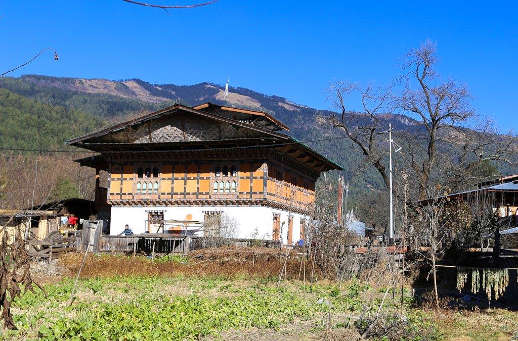 Maison traditionnelle du village de Tangbi