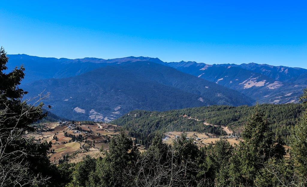 Paysage depuis le Sheytang La