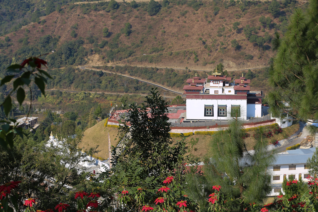 Le monastère d'Oeselchoeling, vu de dessus