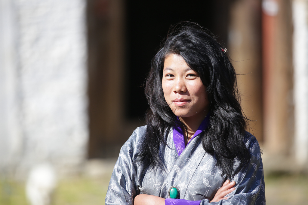 Une jolie bhoutanaise