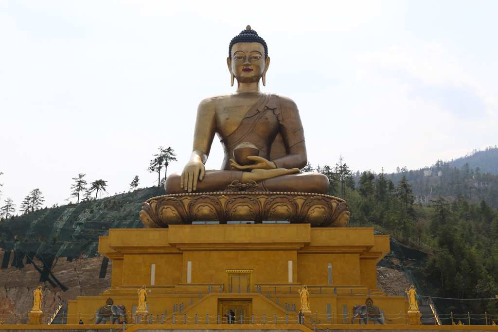 Statue de Bouddha, Thimphu