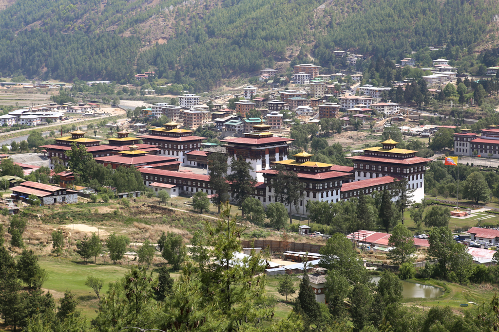 Thimphu et le Dzong