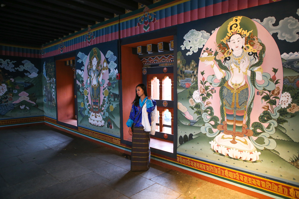 Porte d'entrée du Dzong de Thimphu