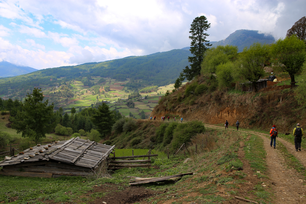 Départ pour la vallée de Tang