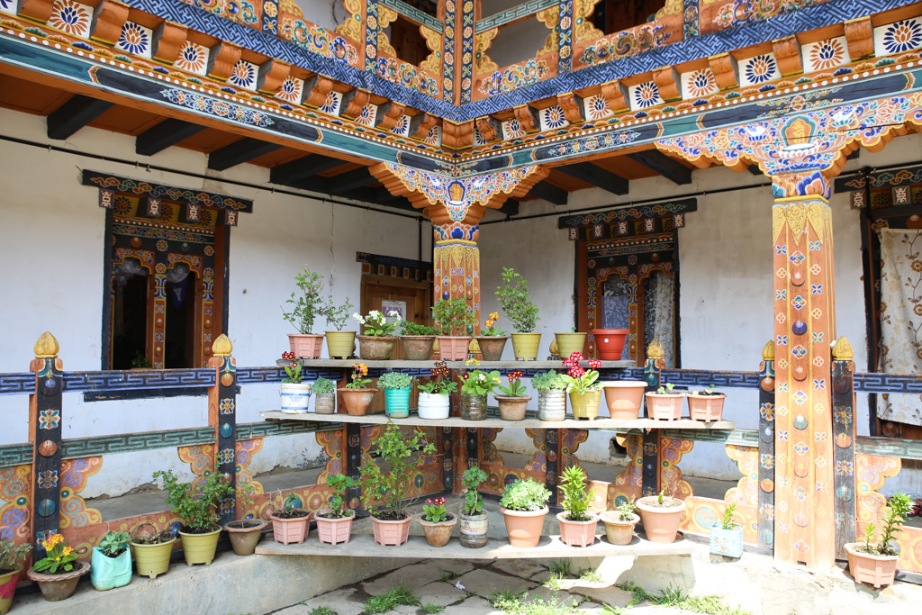 La décoration dans la monastère