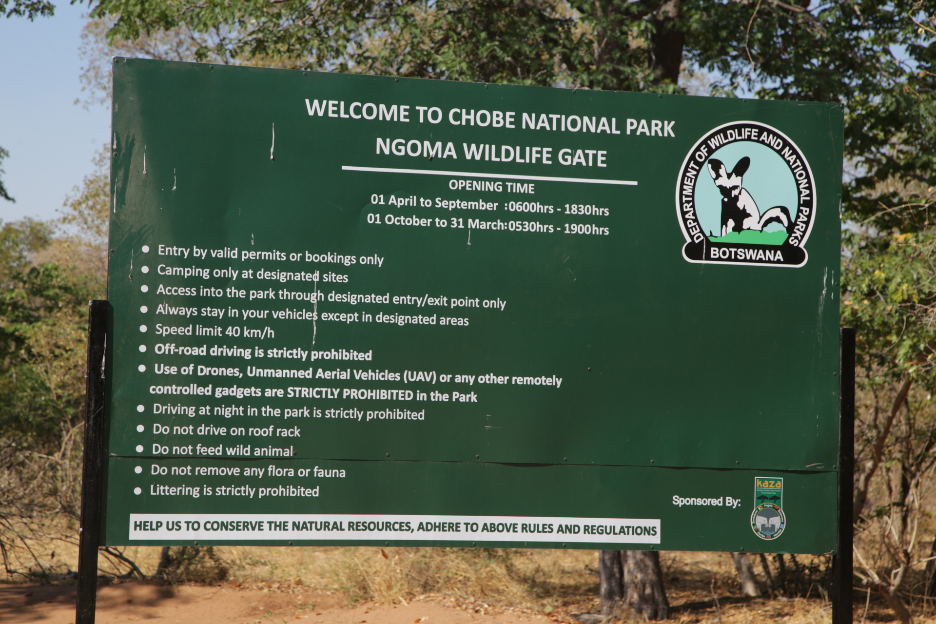 Safari Chobe secteur nord Botswana