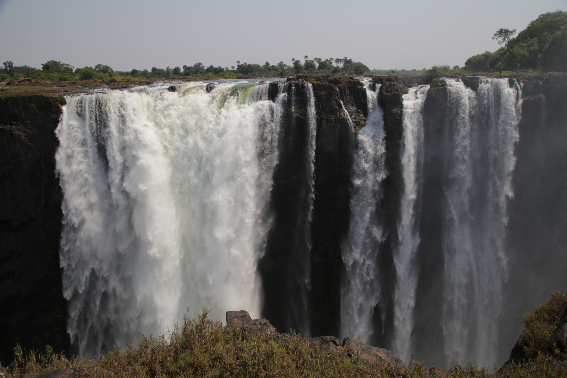 Chutes victoria coté Zimbabwe