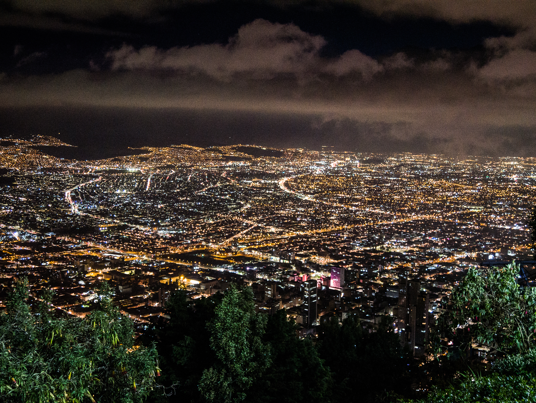 Bogota depuis Montserrate