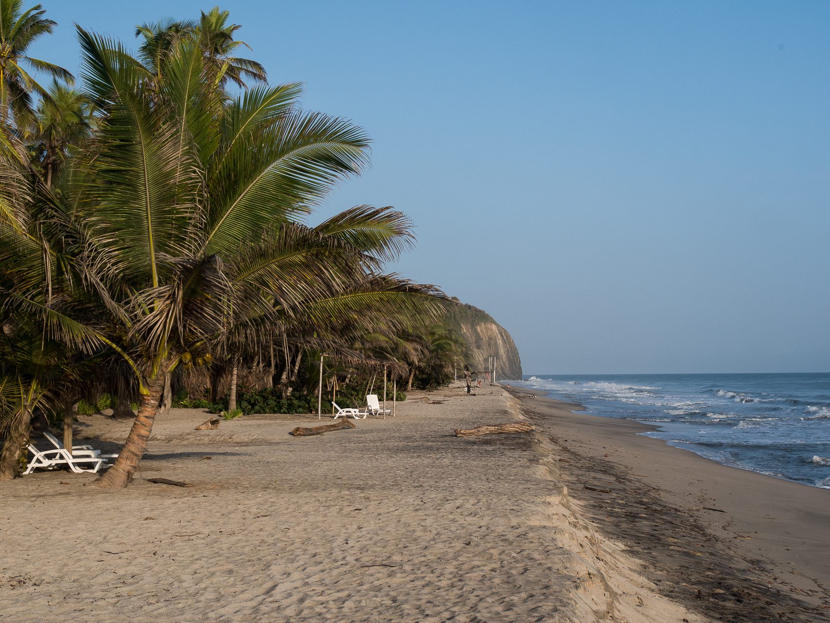 La plage de l'hôtel - La côte Caraïbe