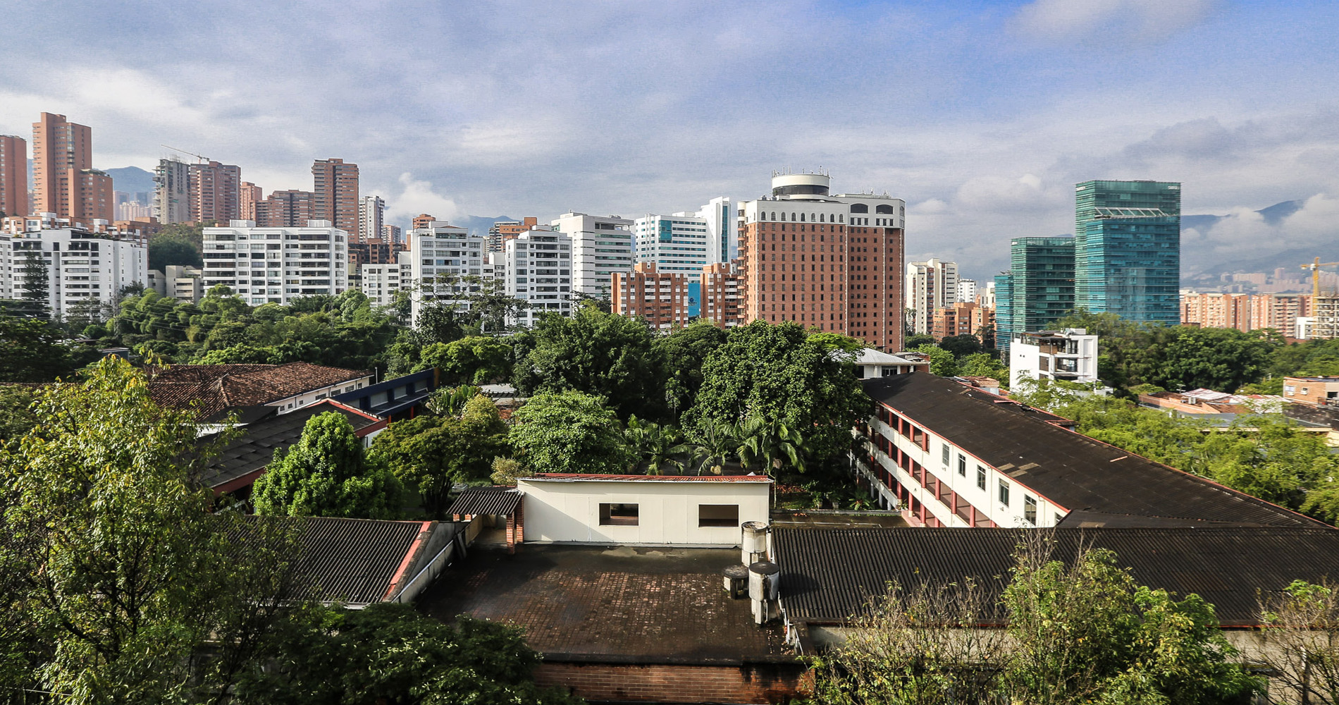 Chambre avec vue, hôtel Parc Royal, Medellin