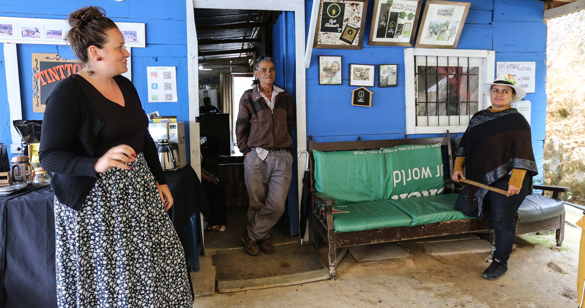 Norman et Rosa, les exploitants de la Finca Tinttoreto