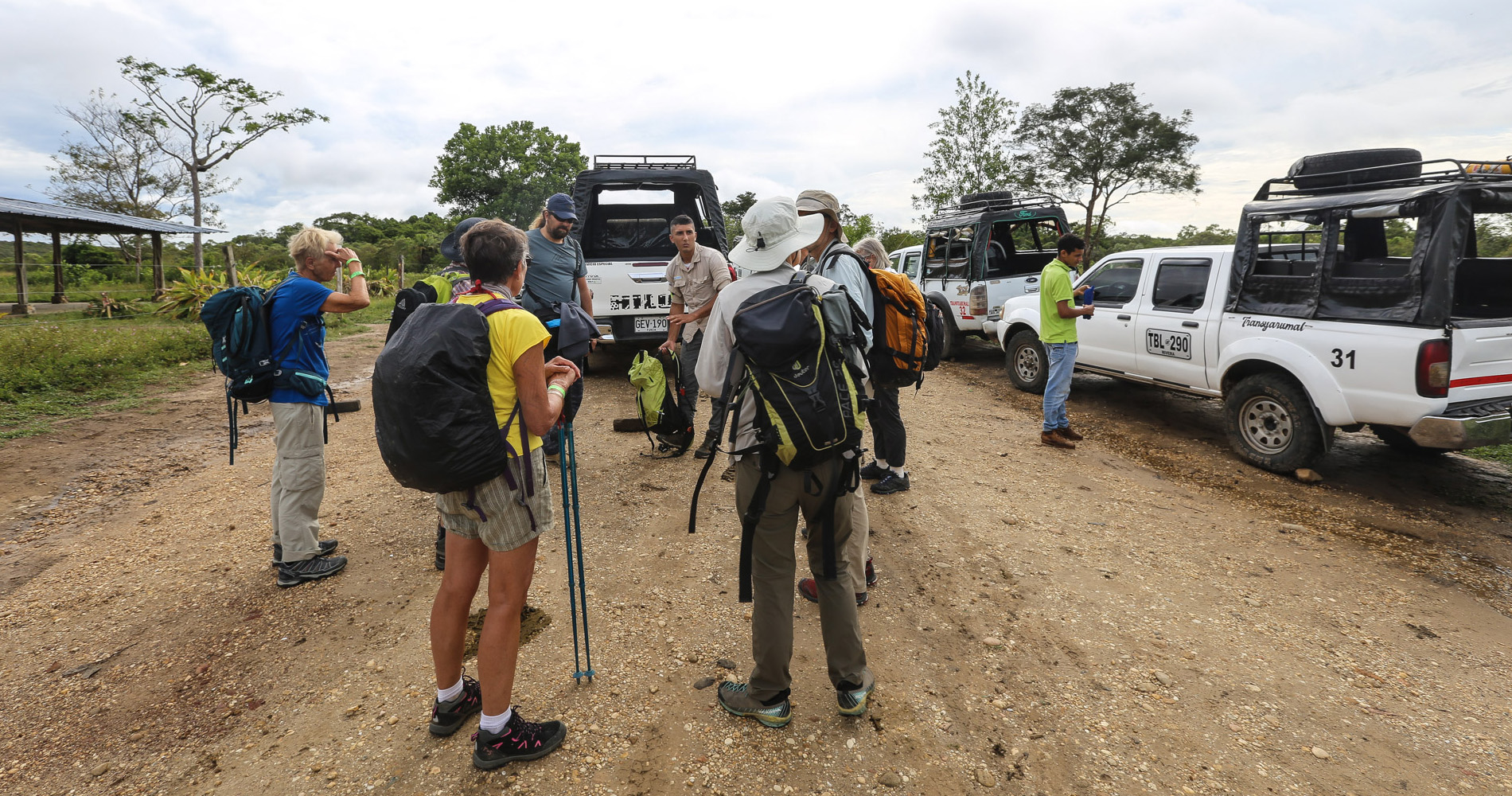 Los Mangos, point de départ des 4x4