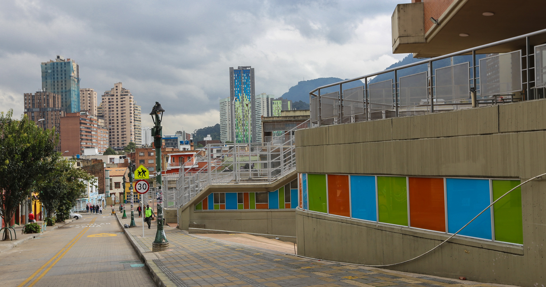 Un peu au Nord de la Candelaria, le quartier des affaires