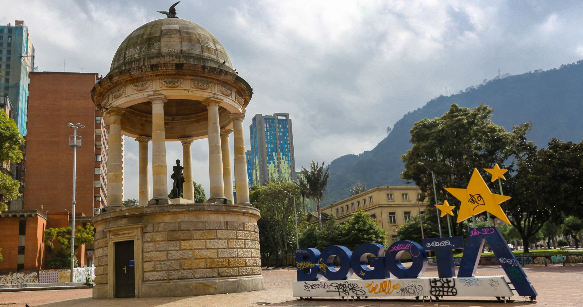 La statue de Simon Bolivar