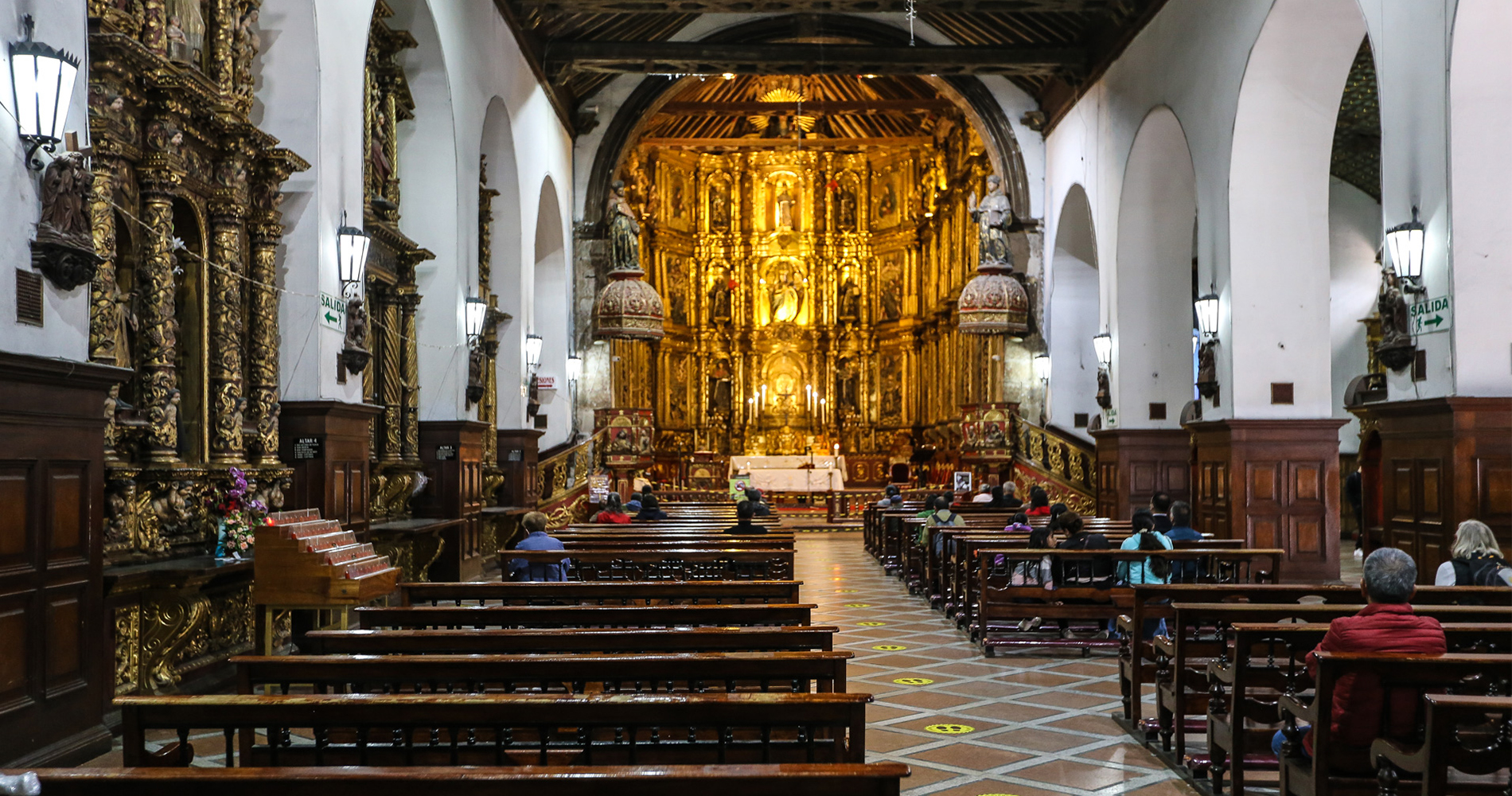 Intérieur de l’église San Francisco