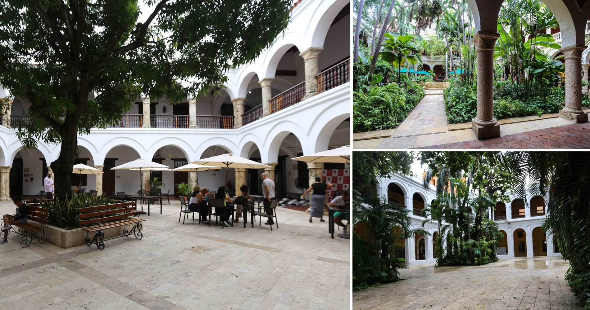 Patios (école des beaux-arts, Sofitel, consulat d’Espagne)