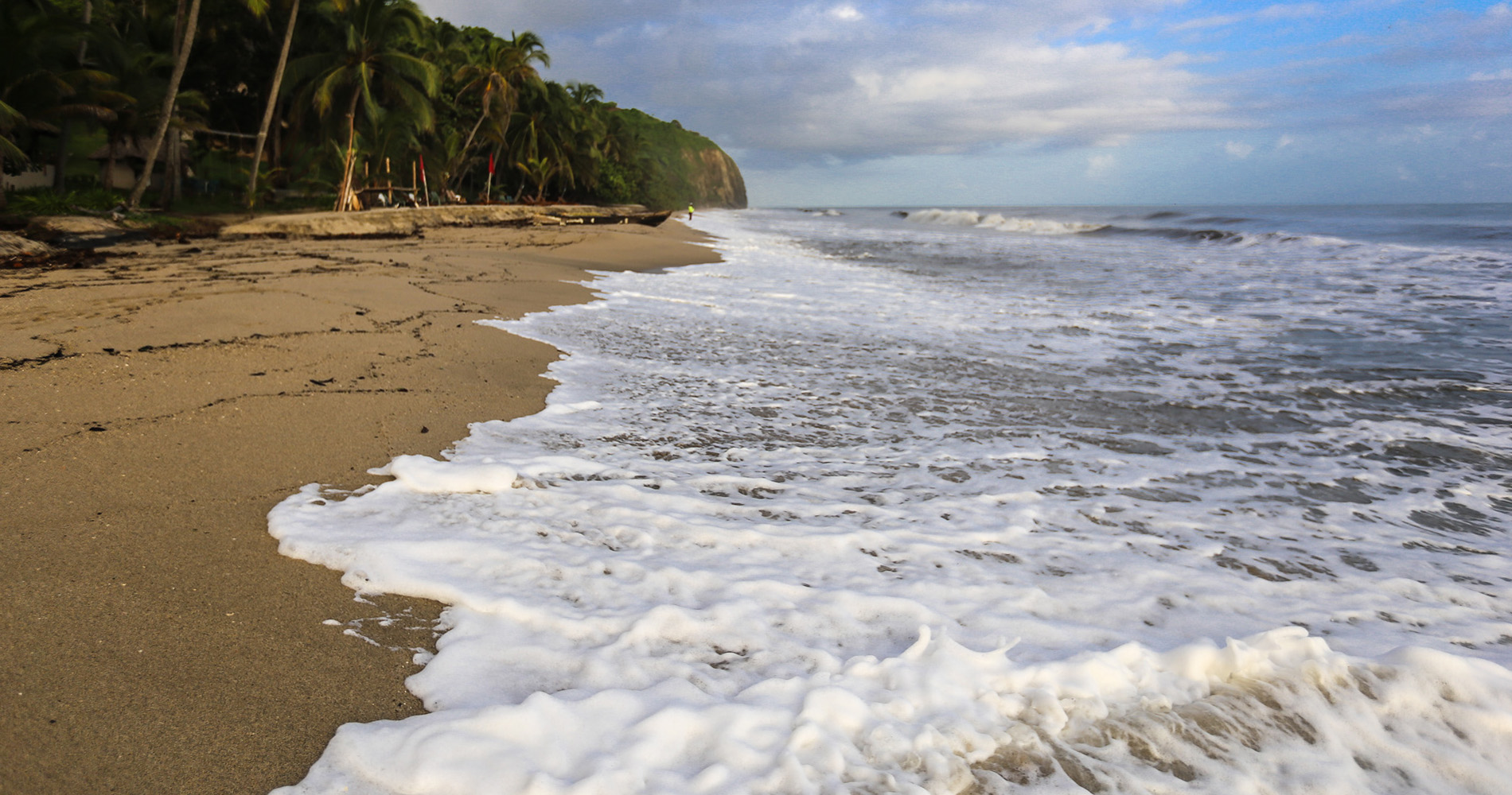 Balade matinale sur la plage