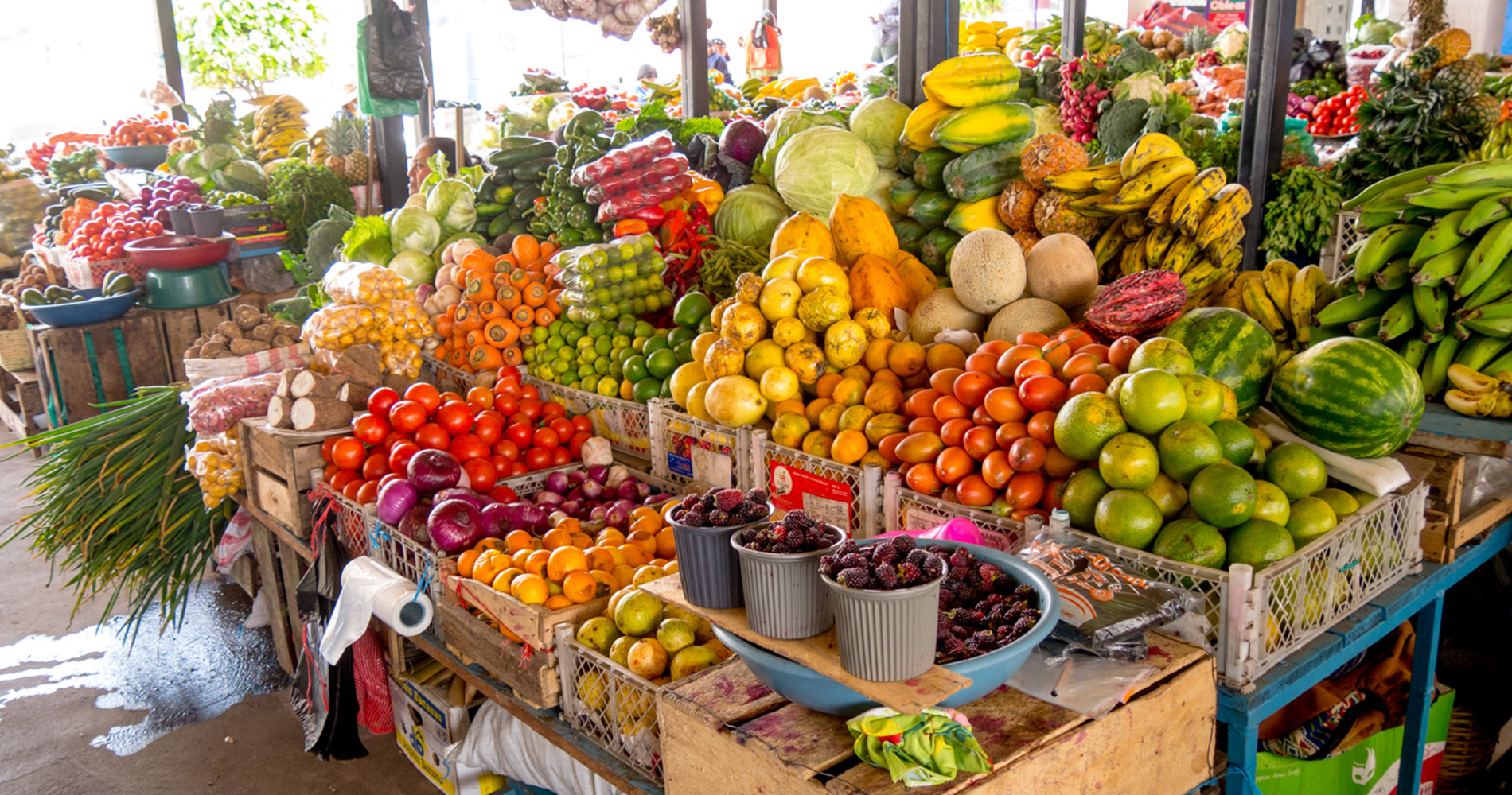 marché de fruits et de légumes