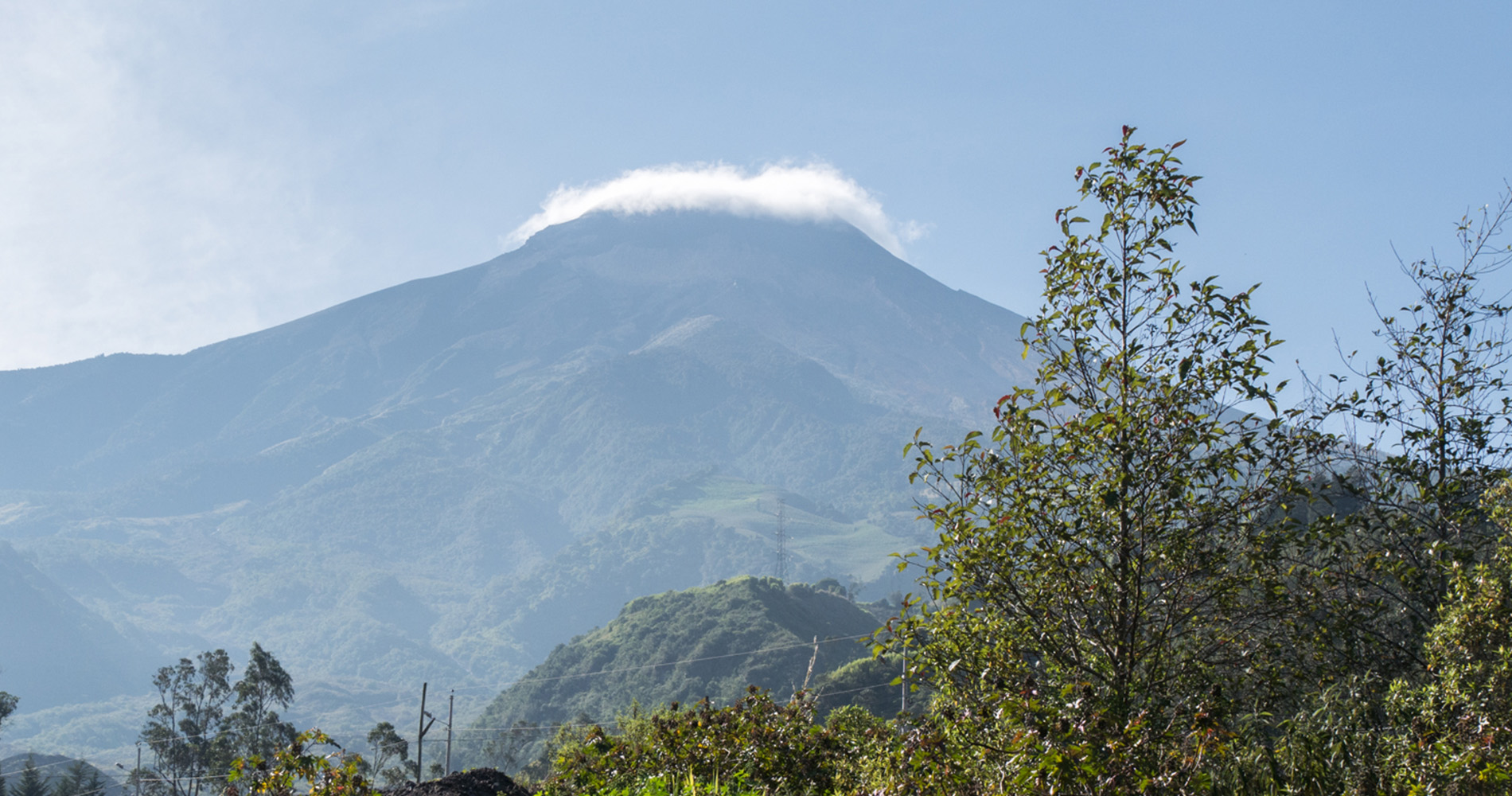 volcan actif Tungurahua