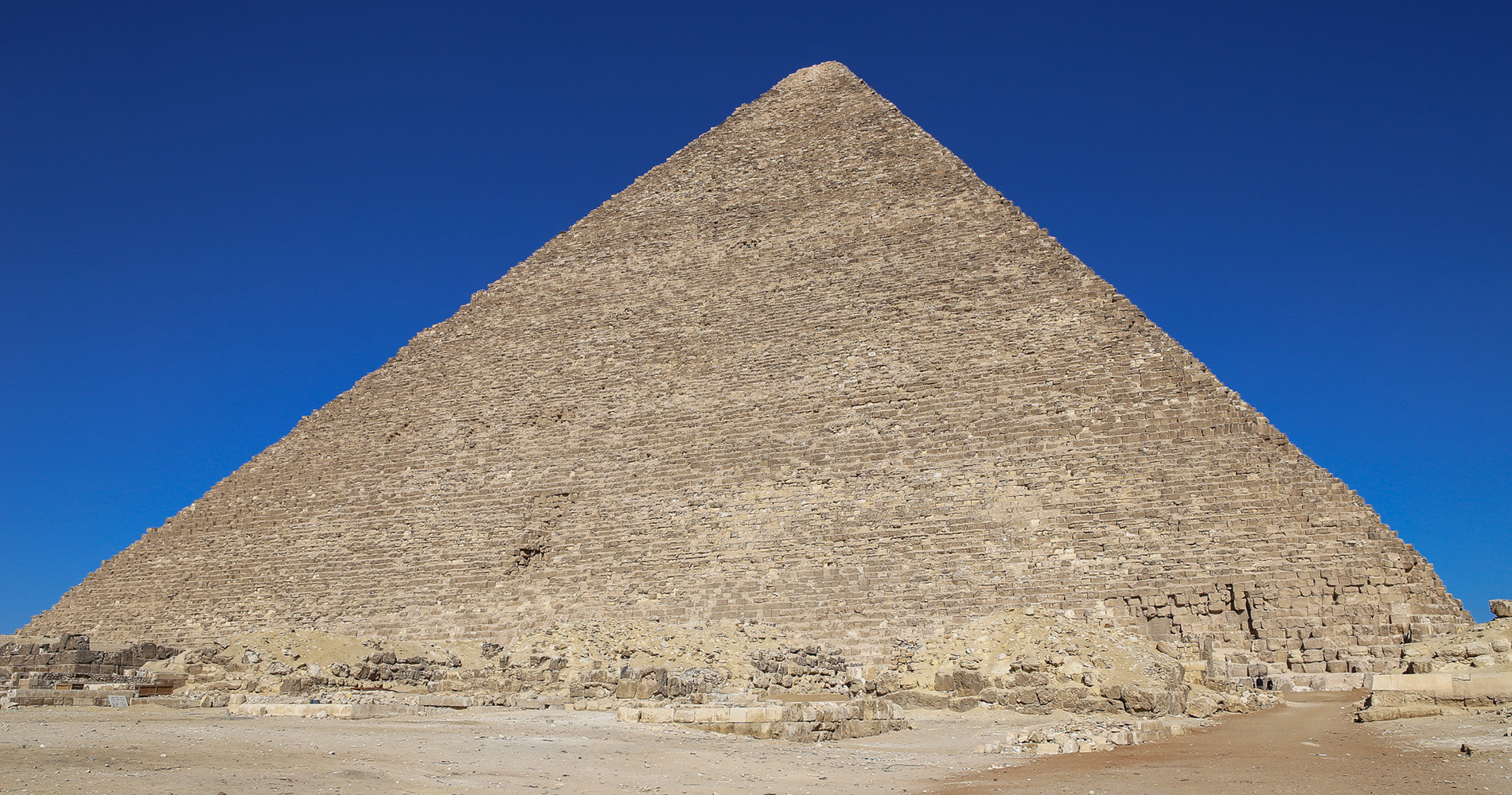 Face Sud de la pyramide Kheops