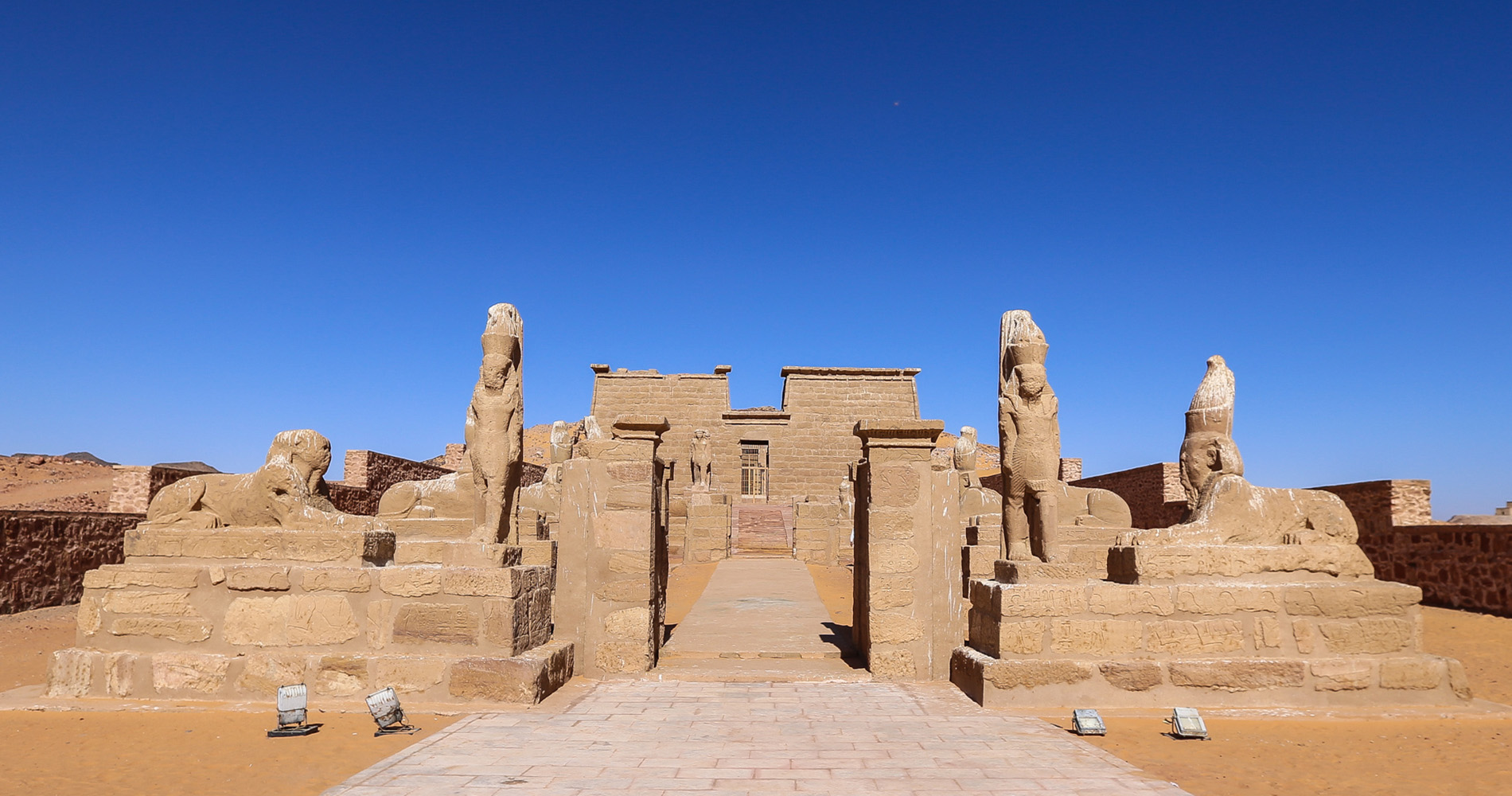 Vue d’ensemble su temple de Seboa