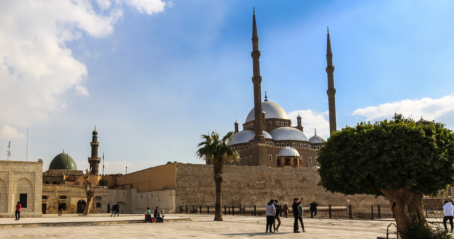 La mosquée Mehemet Ali, inspirée par des édifices byzantins